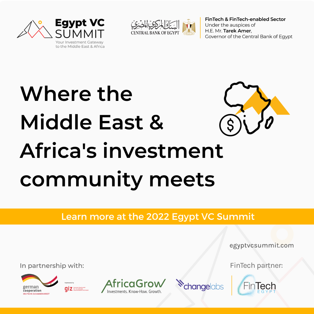 Come and join the key players in the Middle East & Africa’s VC market